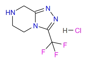 3-(三氟甲基)-5,6,7,8-四氫-[1,2,4]三唑并[4,3-a]吡嗪鹽酸鹽